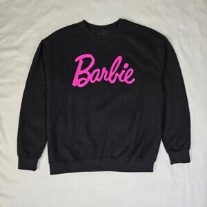 Barbie Branded Black and Pink Sweatshirt